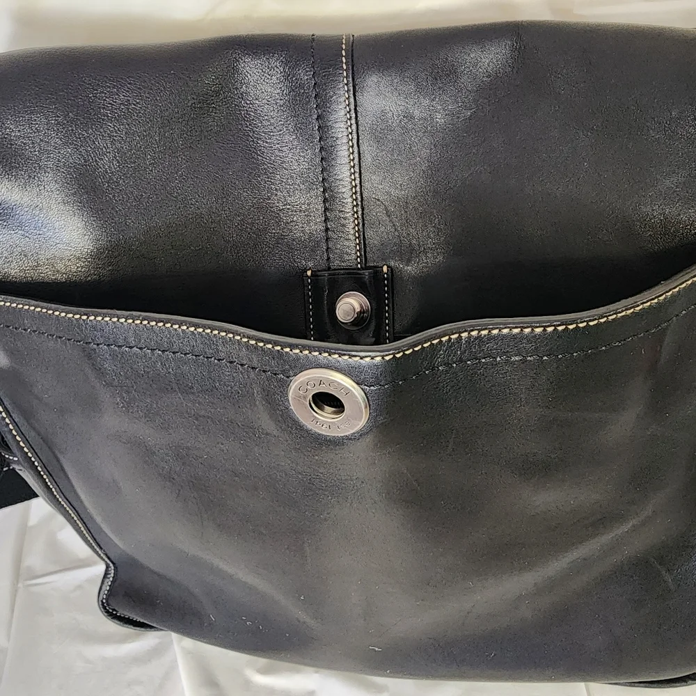 Coach Legacy Briefcase Messenger Bag 5A02Black Leather Limited Edition 2006